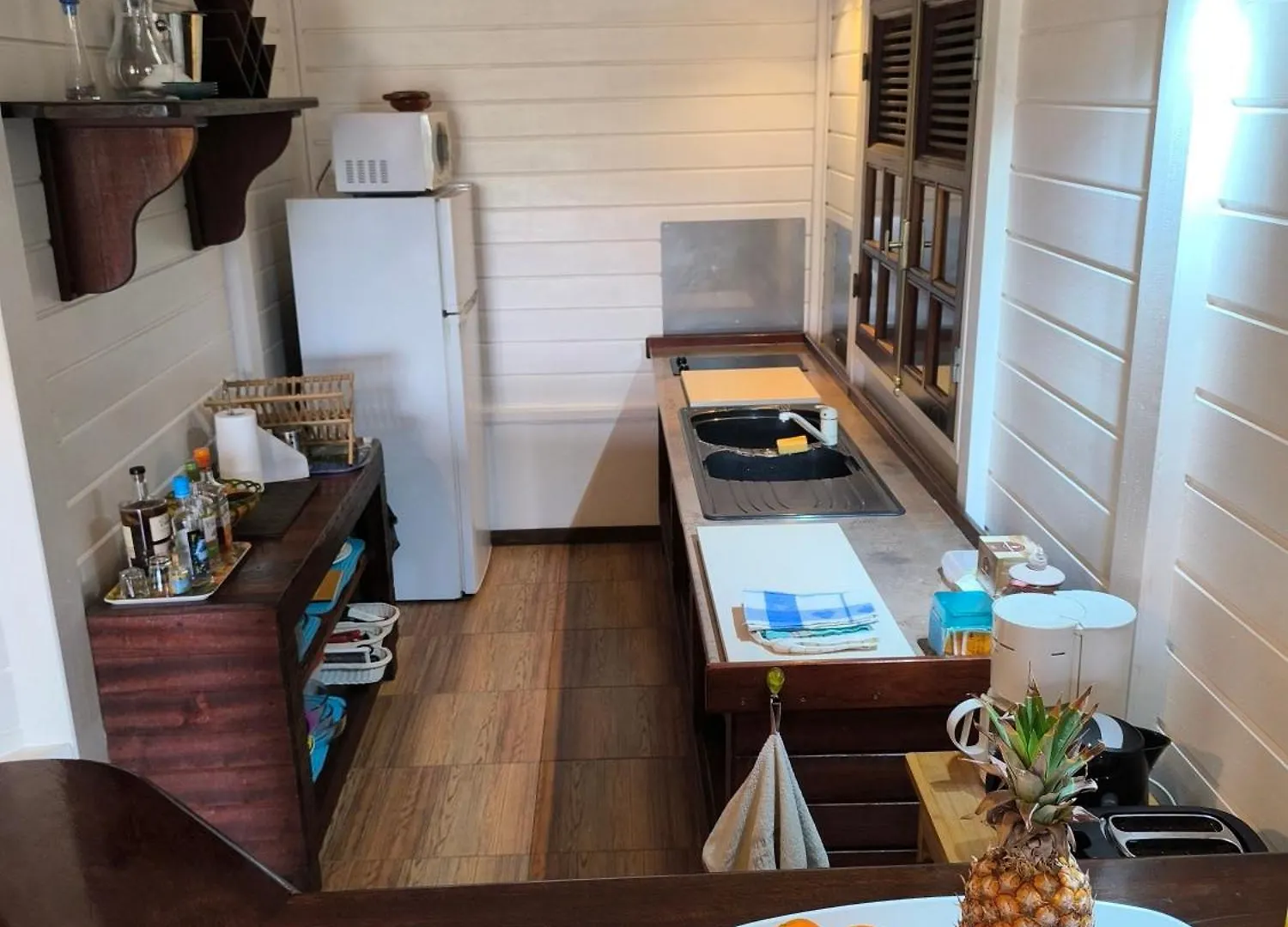 דירה לה רובר Studio Brazilia Bois Et Nature, Terrasse Avec Vue Sur Les Pitons